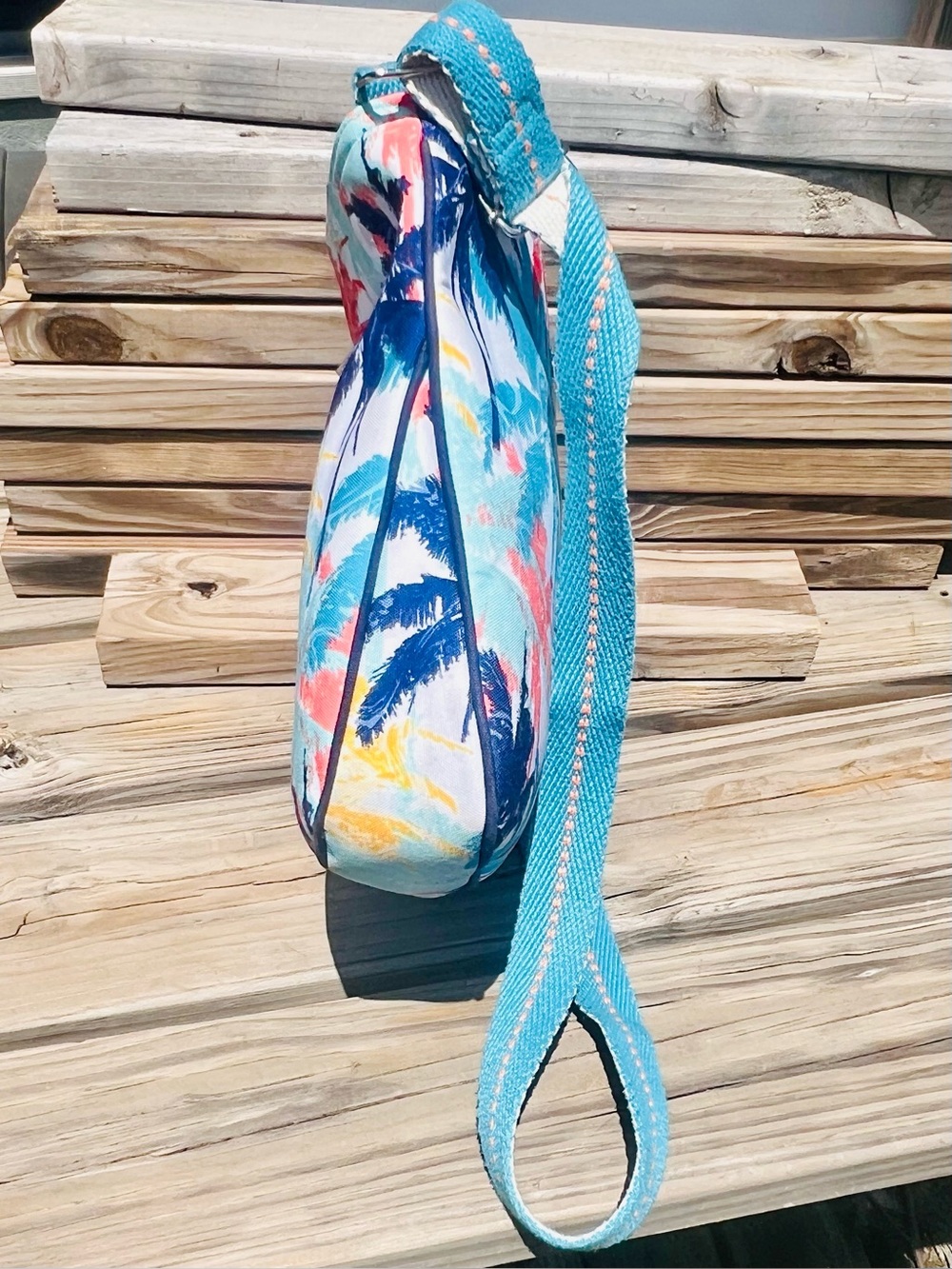- Caribbean Joe Tropical Print Crossbody Canvas Bag! EUC! - Picture 5 of 16